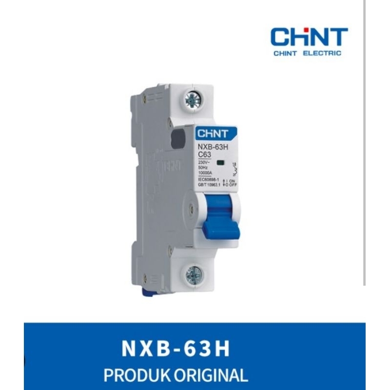 Mcb Chint 10kA NXB-63H 1P 6A 10A 16A 20A