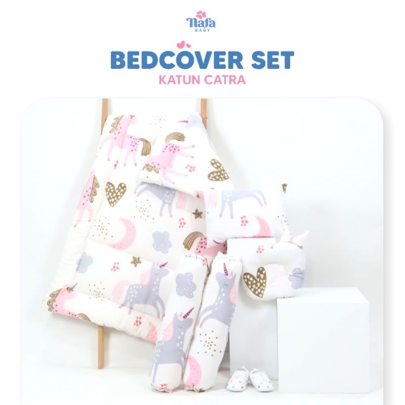 BEDDING SET BABY / BEDCOVER BAYI SET BANTAL GULING MULTIFUNGSI / NAFA BABY