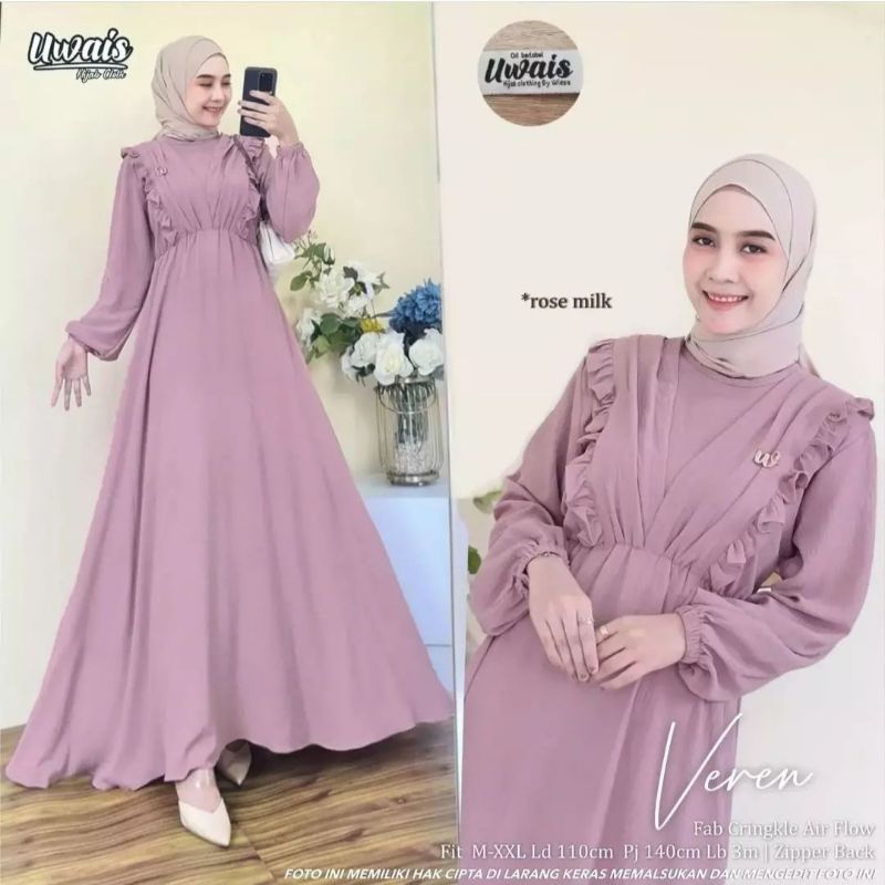 Gamis Airflow - VEREN / ADIBA DRESS //JF7852