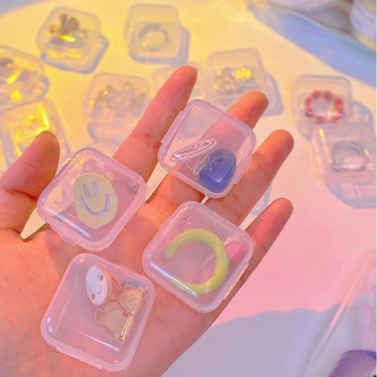 KOTAK MINI KECIL TEMPAT PERHIASAN ANTING MEMORY CARD /Tempat Barang Kecil Serbaguna / Kotak Mini Plastik Tempat Obat