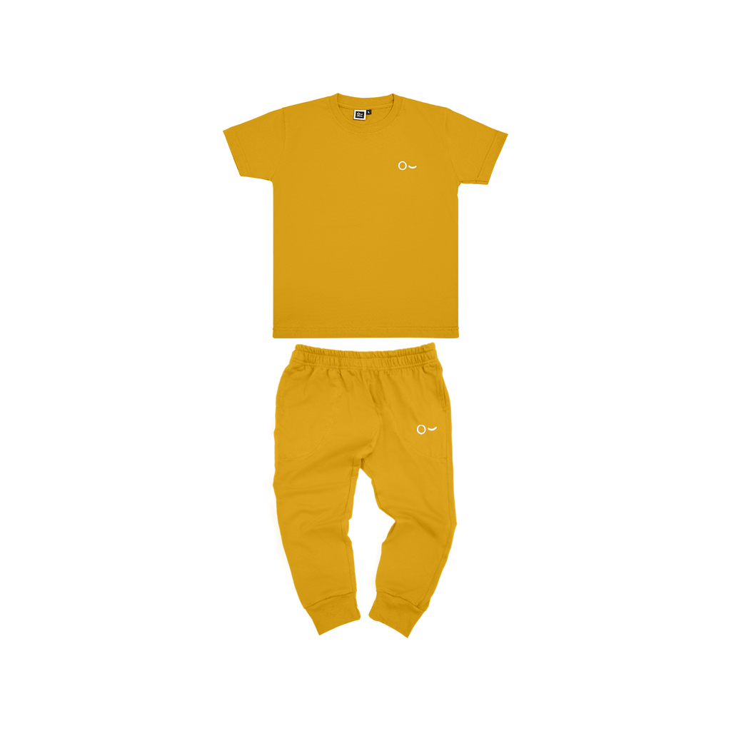 John&amp;Jill Kids Short Sleeve + Active Long Pants_