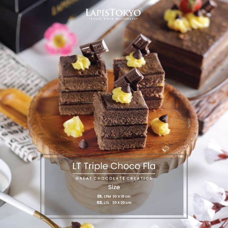 

Lapis Tokyo Triple Choco Fla Large Size