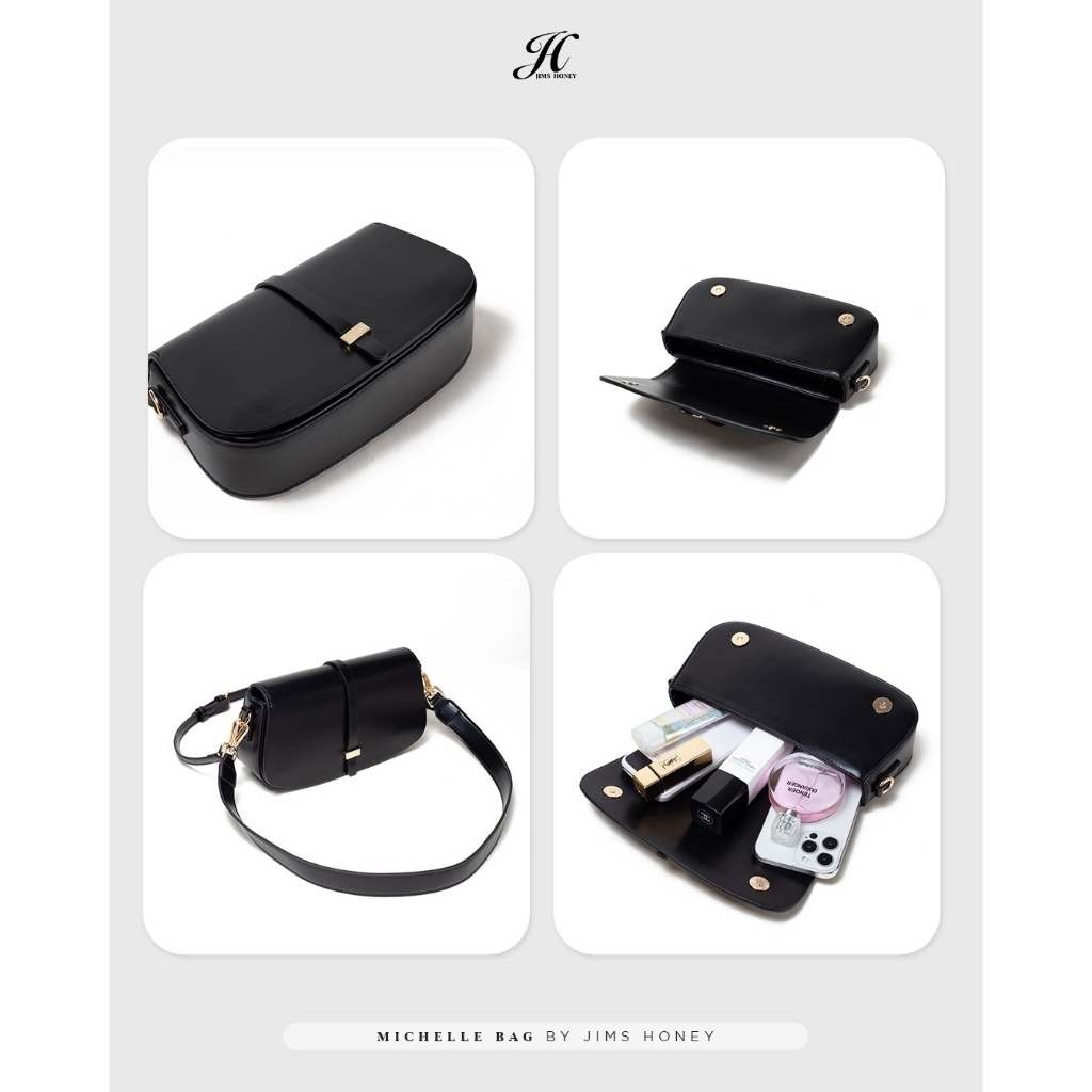 Michelle bag tas selempang wanita original jimshoney free box exclusive tas pesta impor murah gift hantaran official store