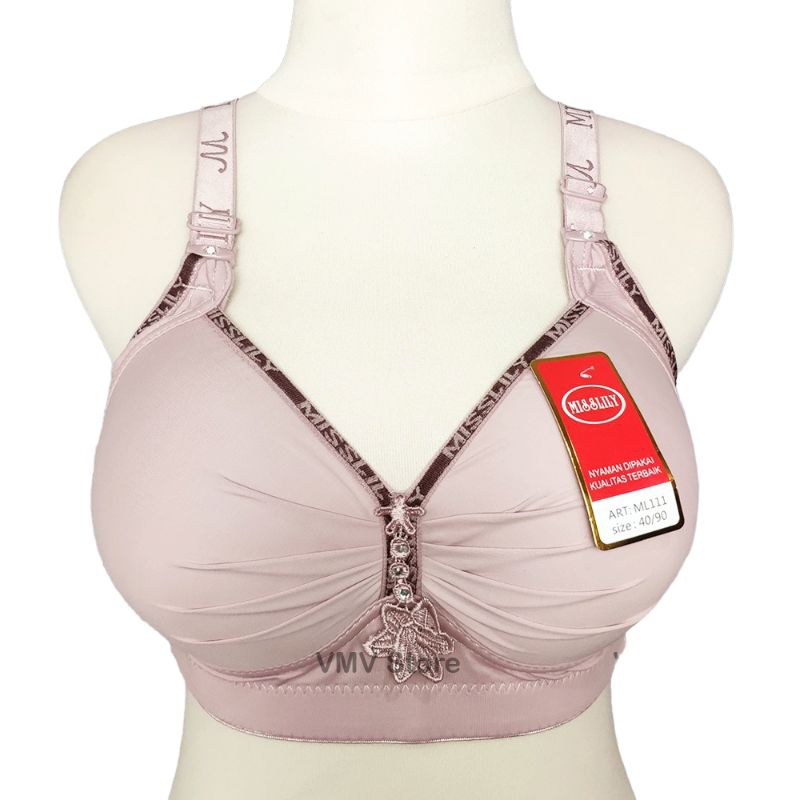 Bra Misslily Full Embosed cup C kait 3 premium quality