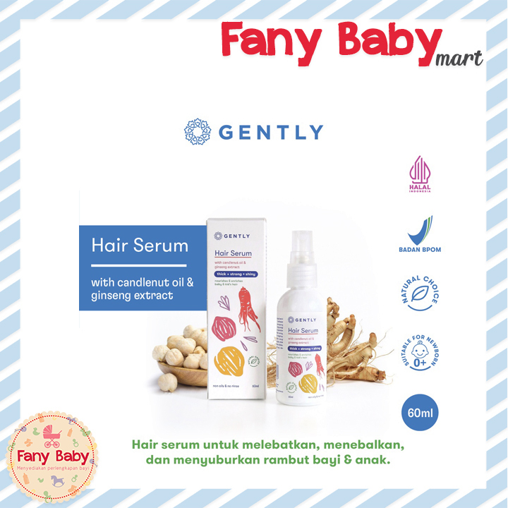 GENTLY HAIR SERUM | SERUM PENUMBUH &amp; PENYUBUR RAMBUT BAYI DAN ANAK