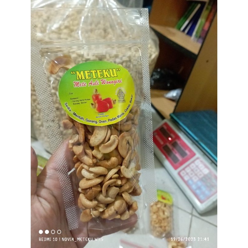 

remukan mete Wonogiri kemasan kecil 100gr