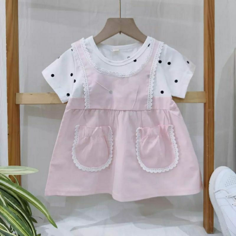 DRESS BABY IMPORT OVERALL HELLOKITTY(BRP075)DRESS BABY IMPORT OVERALL DUA PITA(BRP99) DRESS BABY IMPORT OVERALL POLKA SAKU(BRP898)