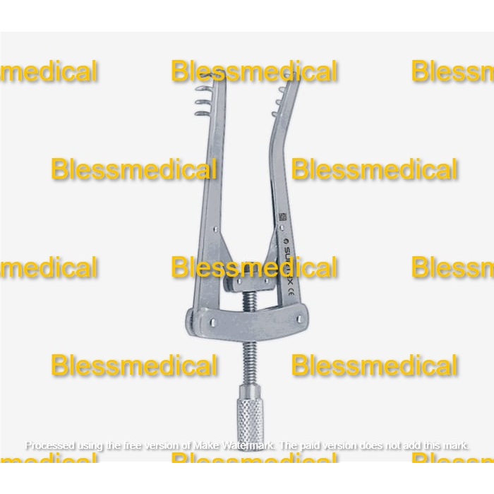 Wound Spreader Alm Retractor 4 Prongs Sharp 10cm Premium