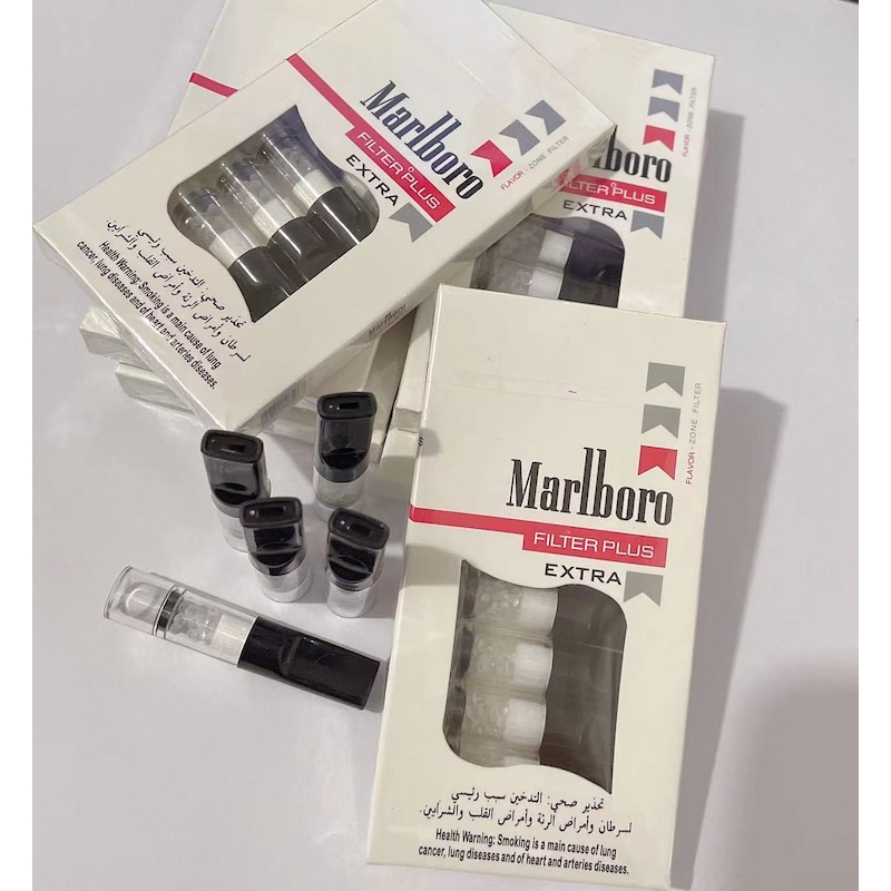 IMPOR MALBORO PIPA TRIPLE FILTER SARINGAN ASAP TIGA PENYARINGAN 1 PACK ISI 10 SEKALI PAKAI KHUSUS 8MM