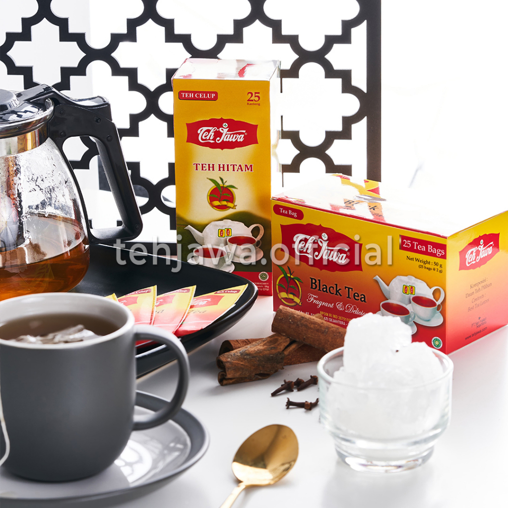 Teh Jawa Black Tea Celup isi 25 per Pack ( isi 5 Pcs)