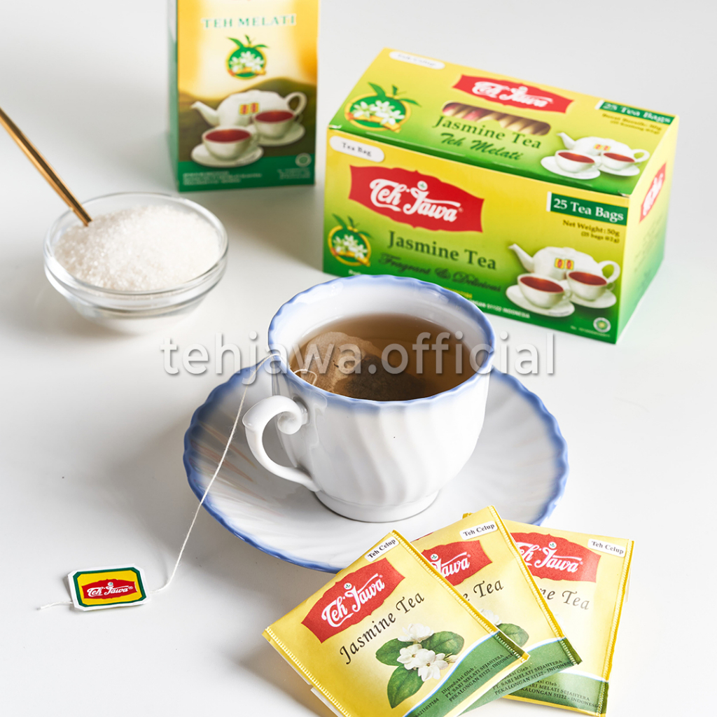 Teh Jawa Jasmine Tea Celup isi 25 per Pack ( isi 5 Pcs)