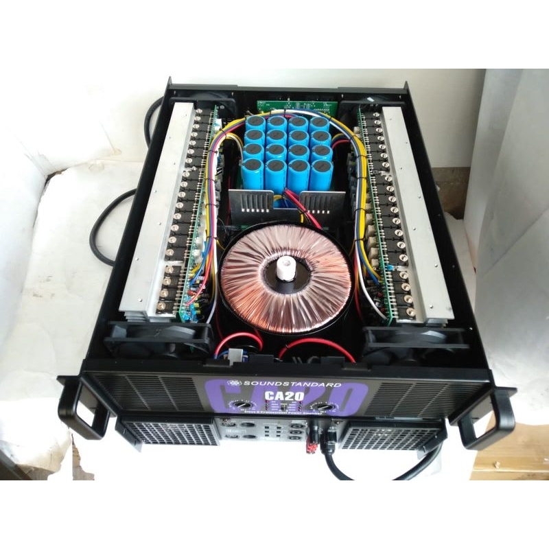 POWER AMPLIFIER SOUNDSTANDARD CA20 CA 20 4 KIPAS BODY PANJANG