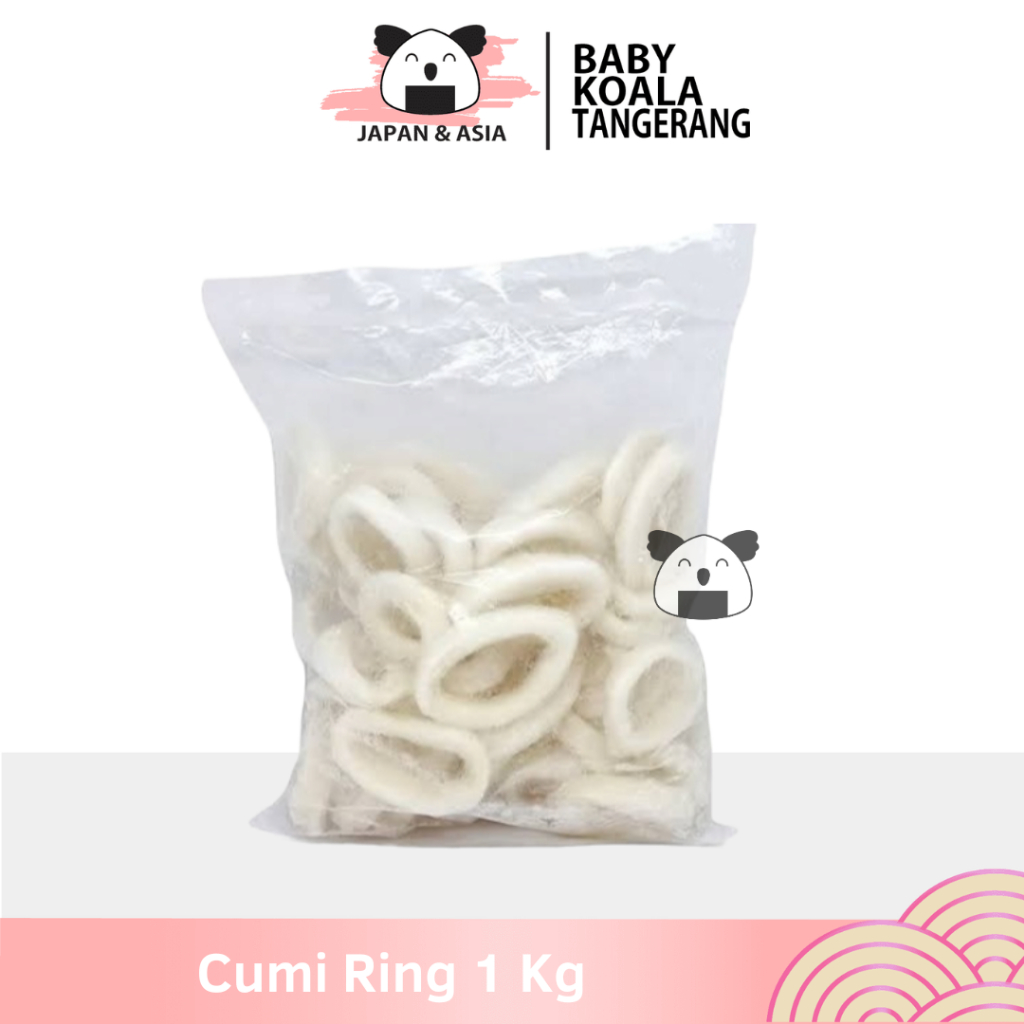 

CUMI RING Squid Calamari Kupas Bersih 1 Kg | Good Quality...