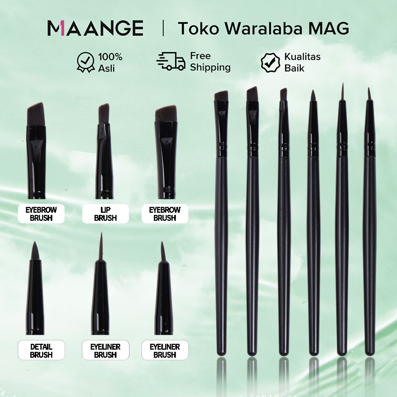 MAANGE 6pcs/Set Kuas Makeup Mata 51216