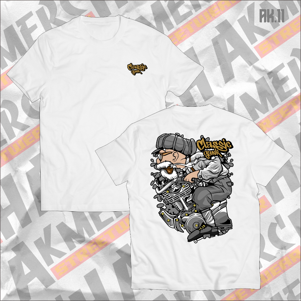 KAOS CLASSIC GANK MOTOR / KAOS MOTOR CLASSIC / KAOS MOTOR GL CB C70 VESPA GRAND AK.11