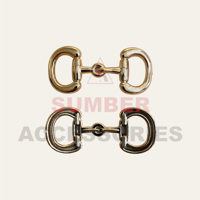 Variasi aksesoris gesper sandal sepatu P-8232 GUCCI