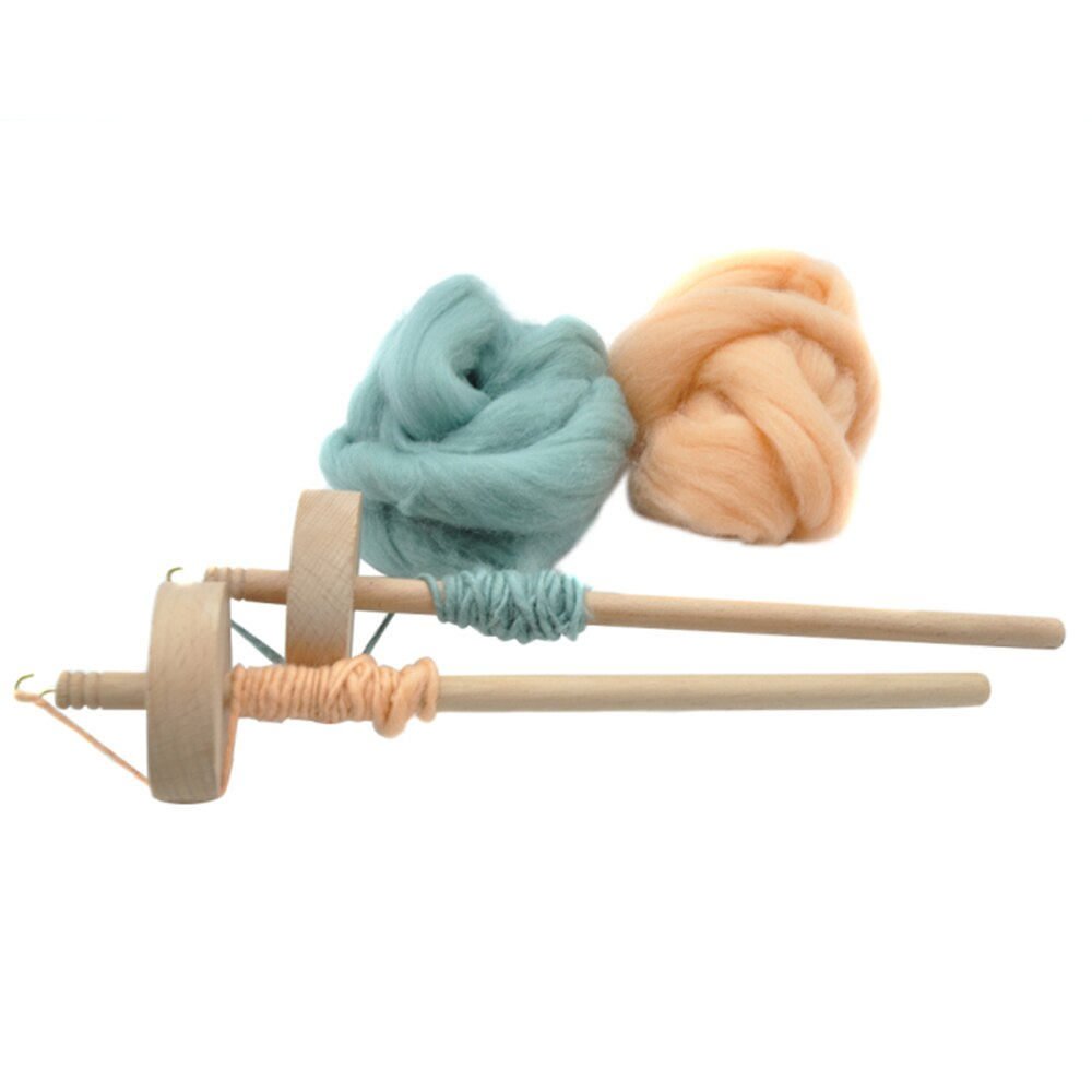 Alat Membuat Plintiran Benang Spindle Hand Carders Twist Spinning Wool Cord Line Yarn Handmade DIY