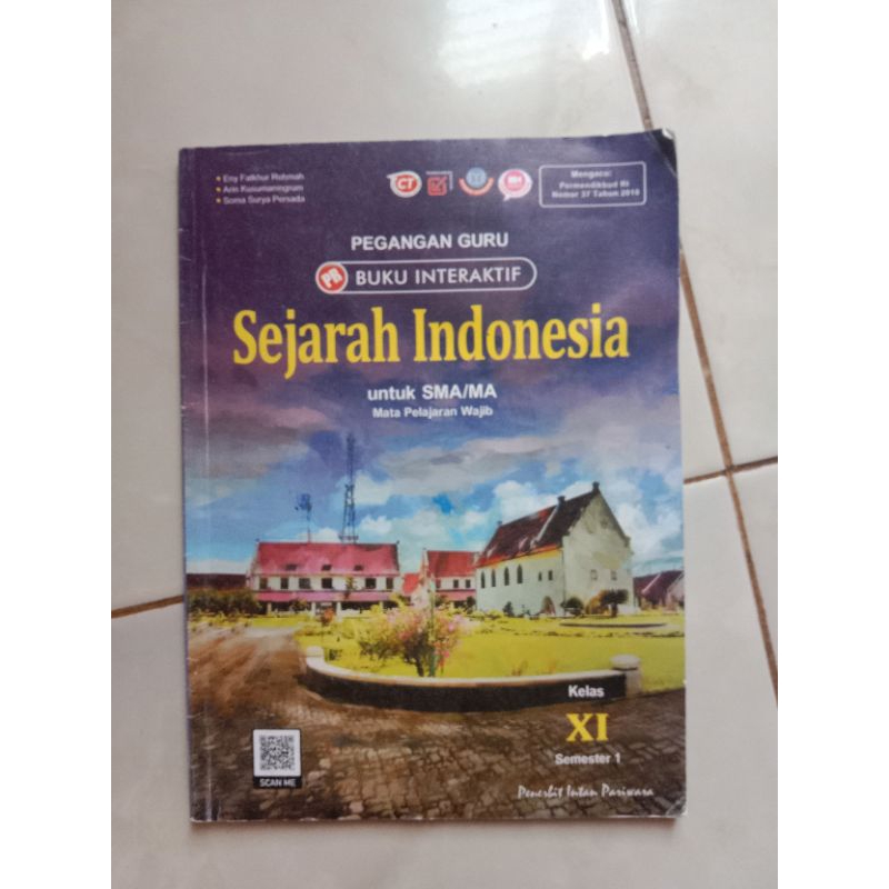 

PRELOVED BUKU SEJARAH INDONESIA KELAS 10 SEMESTER 2, 11 SEMESTER 1 INTAN PARIWARA