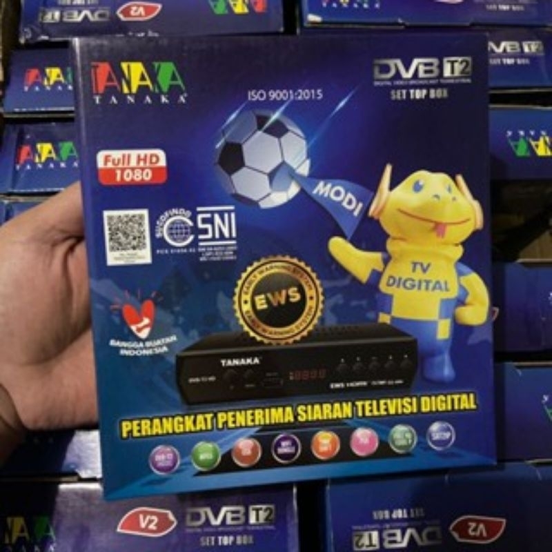 STB Set Top Box Tanaka V2/T2 METAL/BESI Digital DVB T2