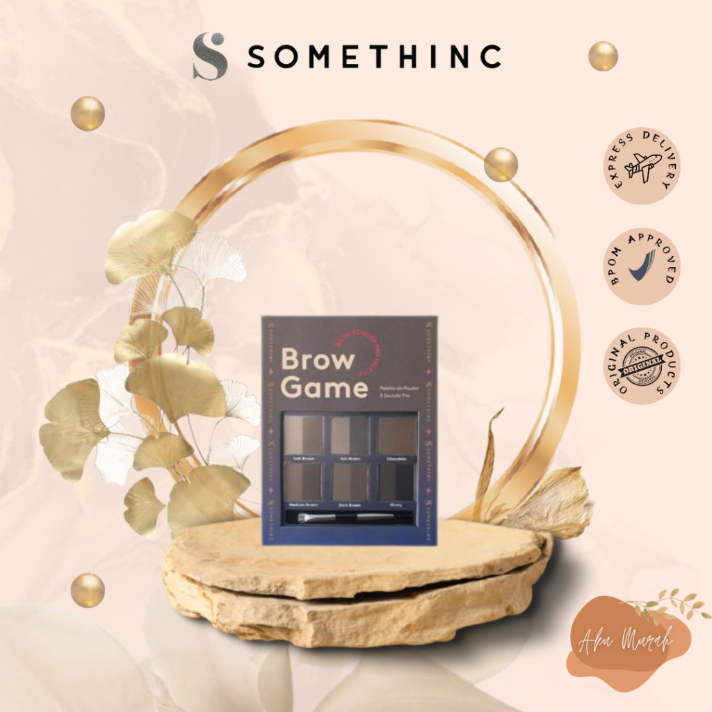 ✨ AKU MURAH ✨ SOMETHINC BROW GAME Brow Powder Pro Palette ORIGINAL