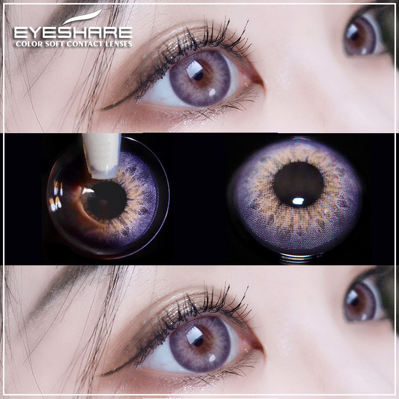 [✅COD &amp; Ready Stock ] Softlens Murah Softlens Mata Normal TAYLOR Sepasang Lensa Kontak Warna Alami Korea Softlen