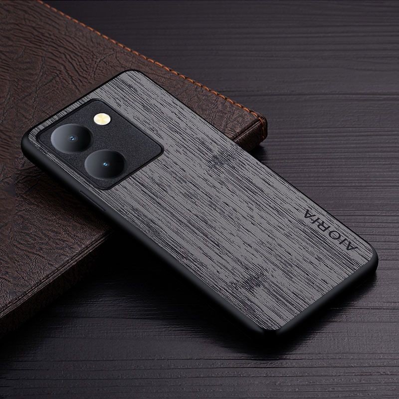 VIVO Y36 4G / VIVO Y36 5G SOFT CASE AIORIA WOOD CROSS PATTERN SOFTCASE COVER SILICON