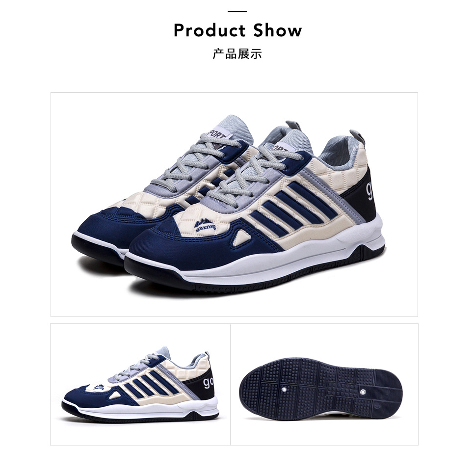 PASTI DISKON Sepatu sneakers pria import sepatu sporty sepatu kasual sepatu olahraga premium gaxing-go Premium quality putih navy