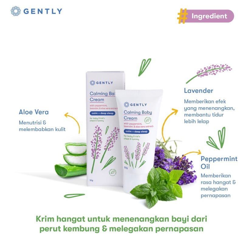 GENTLY CALMING BABY CREAM 20GR / 50GR