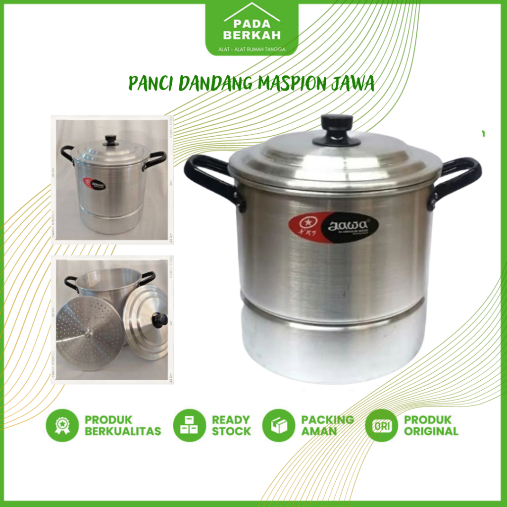 Dandang Alumunium Jawa Maspion Langseng Kukusan Besar