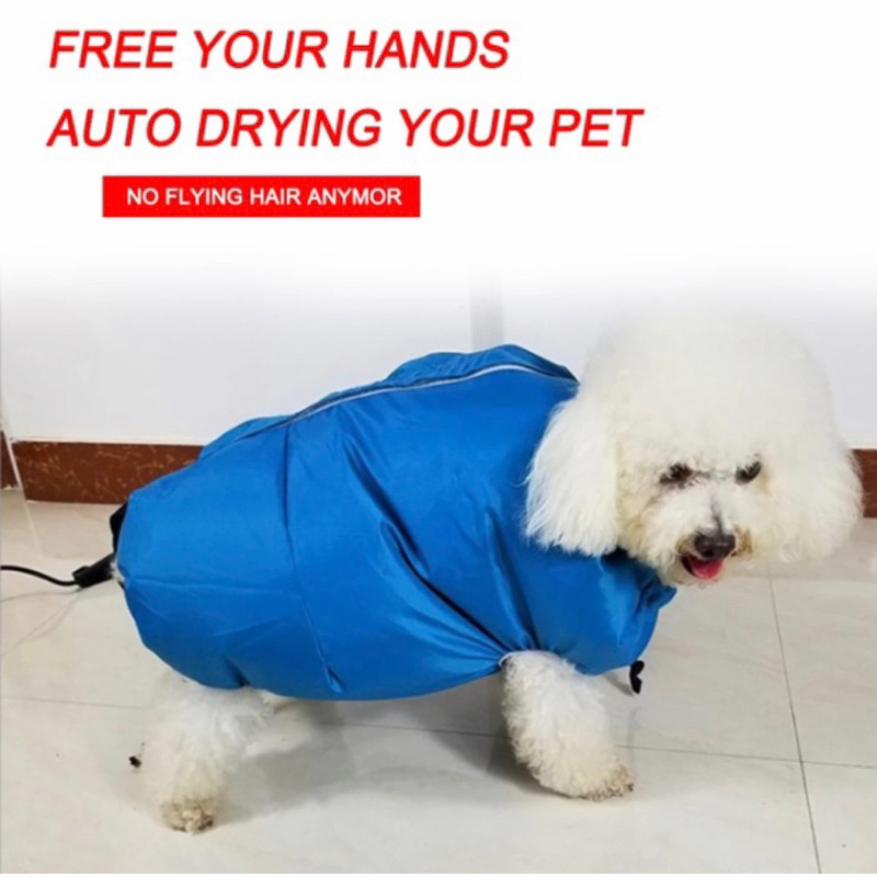 Rompi Jaket Dog Cat Blower Dryer Grooming Pengering Bulu Anjing Kucing