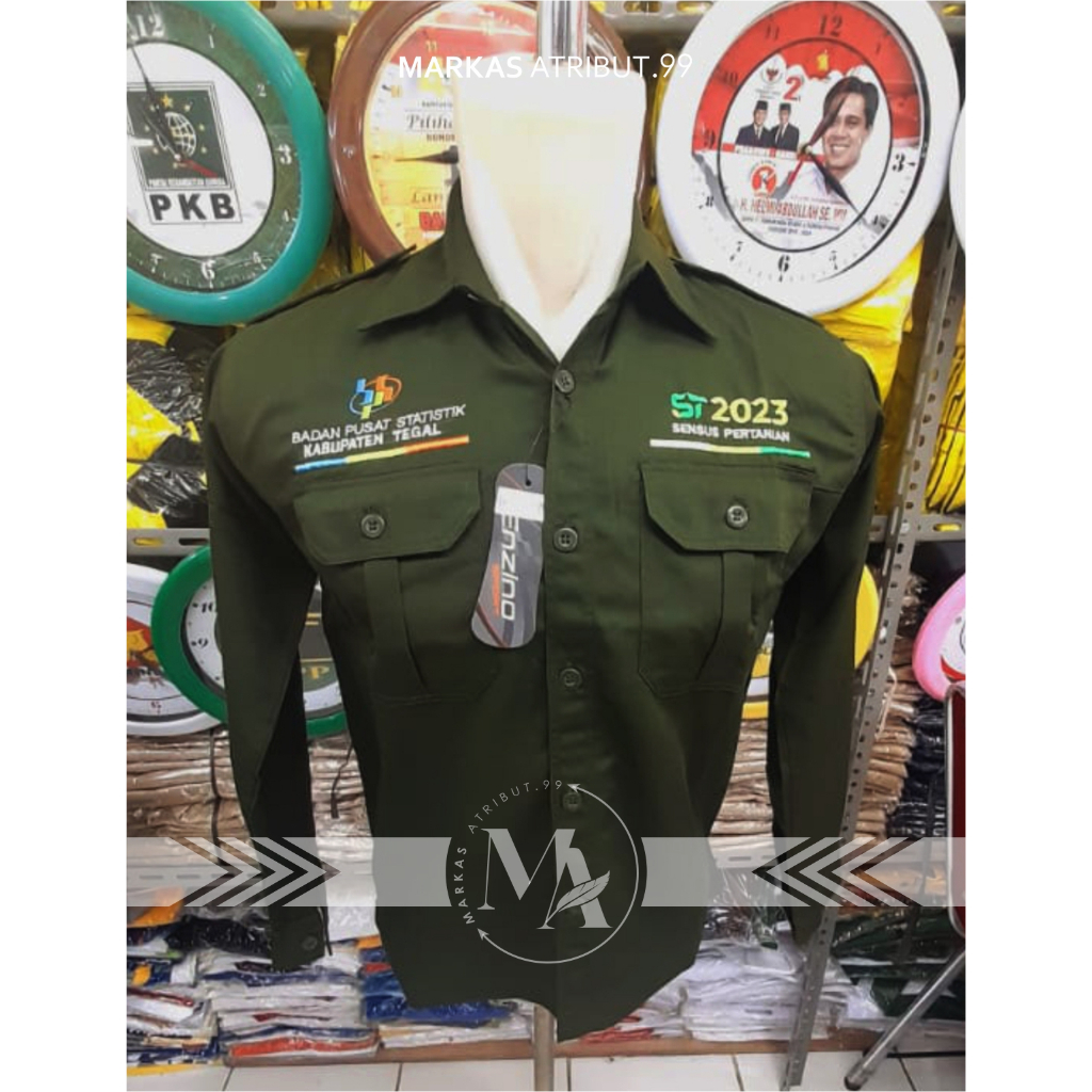 BAJU BPS / KEMEJA BPS 2023 / SERAGAM BPS ( BADAN PUSAT STATISTIK ST 2023 )