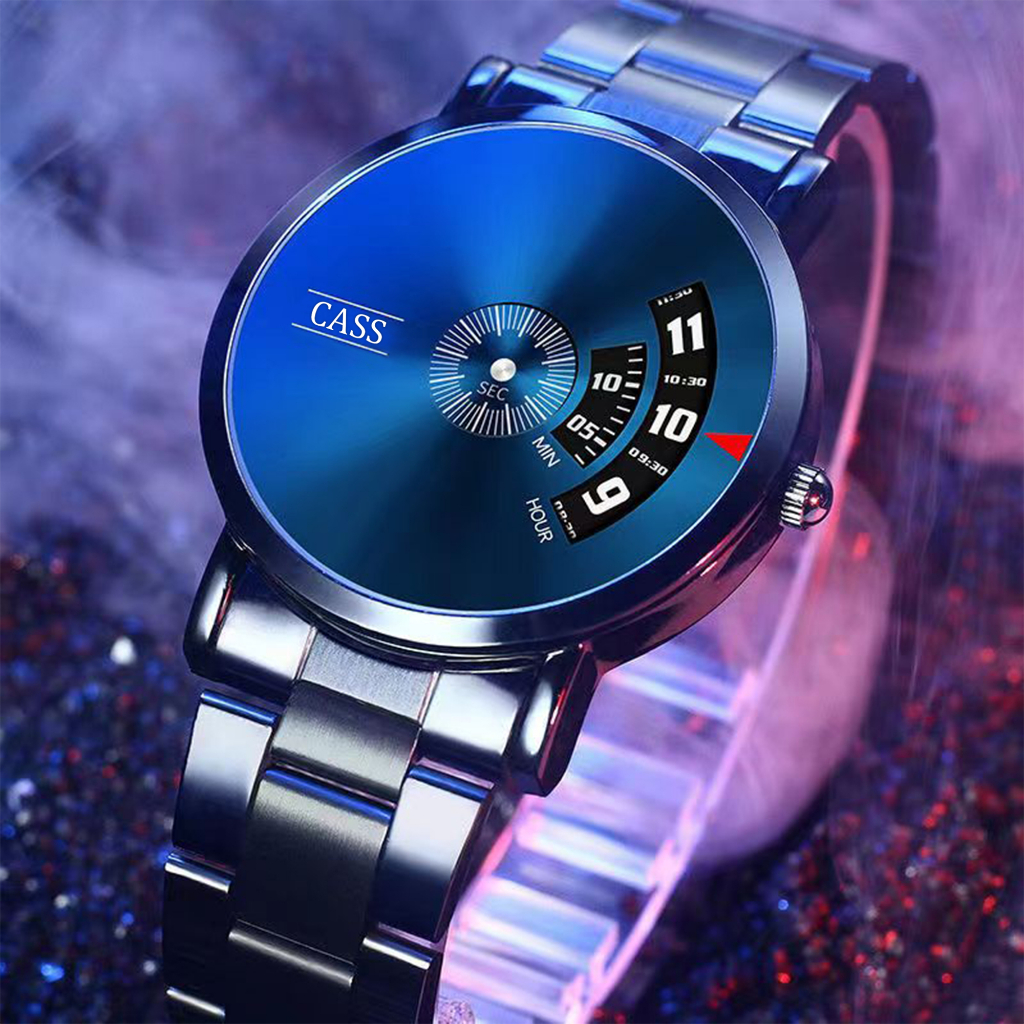 CASSCOD-jam tangan pria anti air-jam tangan kuarsa couple fashion automatic