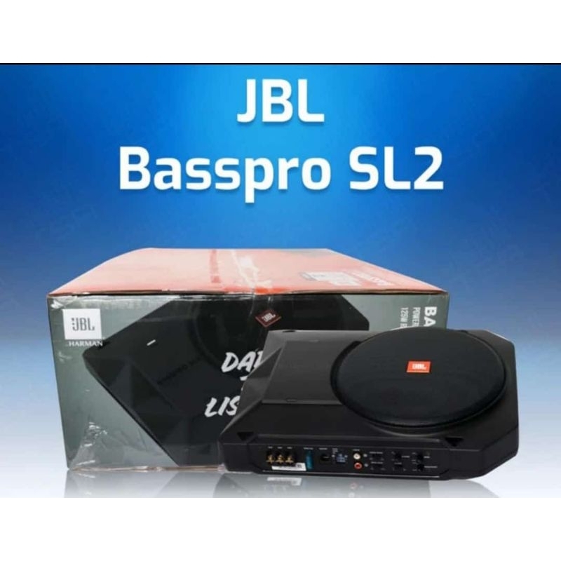 PROMO TERBATAS subwoofer kolong aktif mobil 8 inch Jbl basspro sl2 original garansi resmi