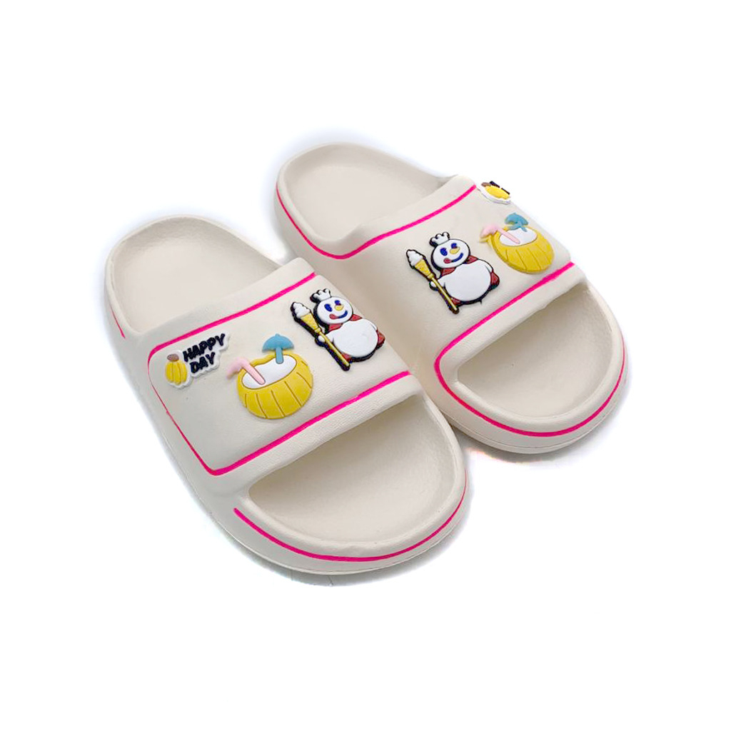 Sandal Selop Anak Perempuan Bahan karet Motif Mixue Terbaru UK. 24-35