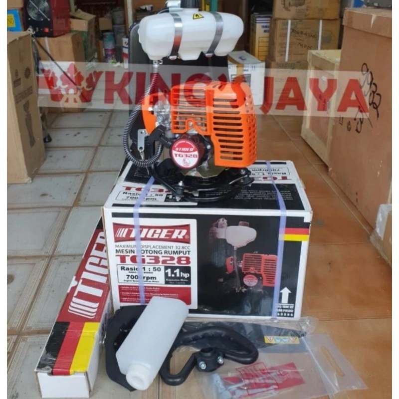 MESIN POTONG RUMPUT GENDONG 2TAK TIGER