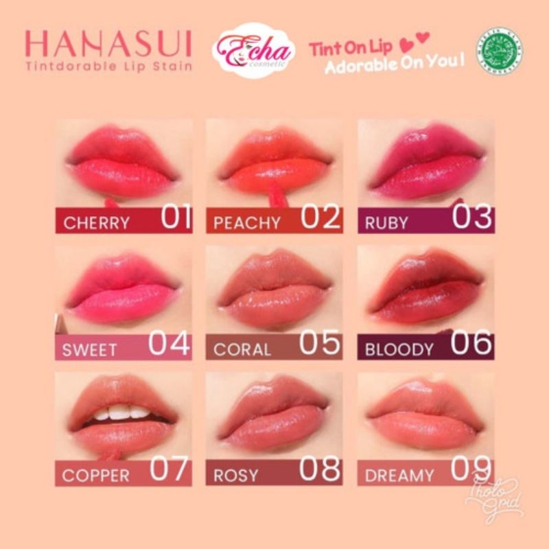 HANASUI TINTDORABLE LIP STAIN LIPTINT ORIGINAL