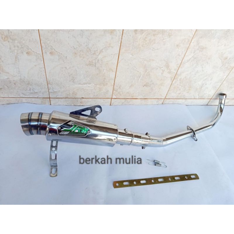 KNALPOT RACING JRM UNTUK SEMUA MOTOR ALL BEBEK JUPITER Z VEGA R NEW SMASH SHOGUN