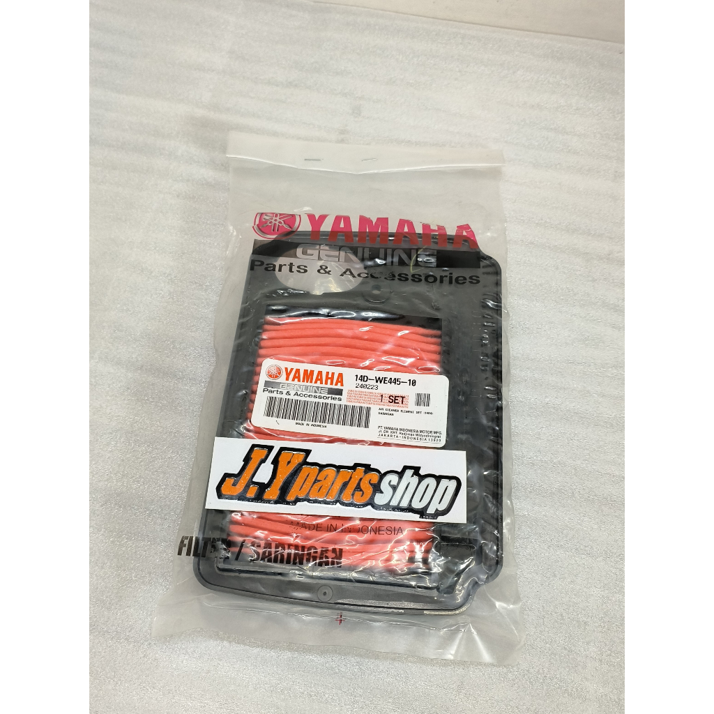 filter saringan udara mio soul fino karbu original yamaha 14D-WE445-10