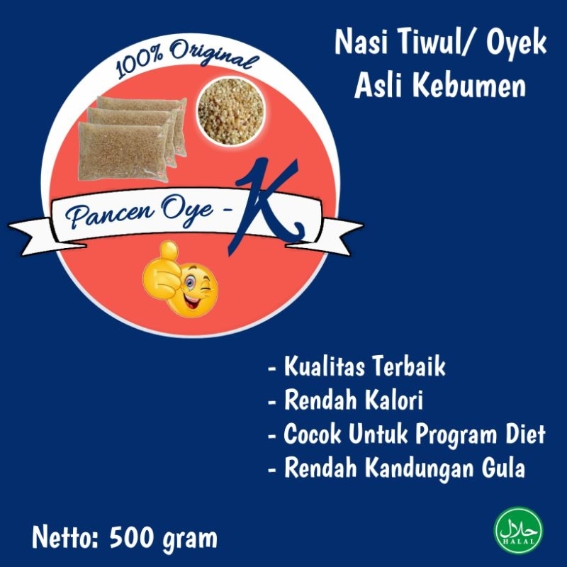 

Oyek/Nasi Tiwul Instan