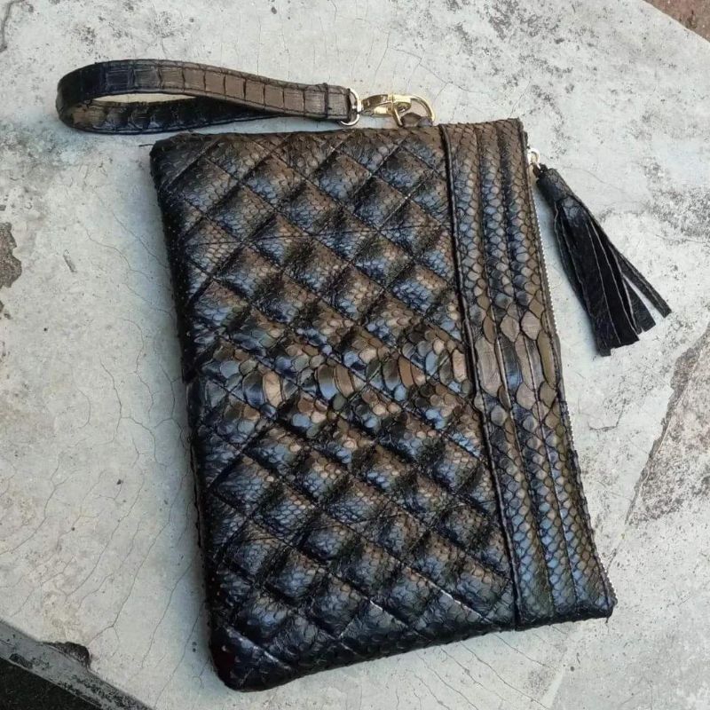 Clutch Bag || Hand Bag || Tas wanita bahan kulit ular
