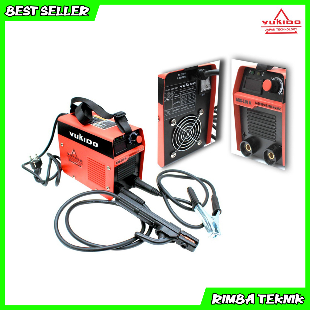 Mesin Las YUKIDO Inverter MMA 120 IGBT 450+ watt / Mesin las / Mesin trafo las / welding