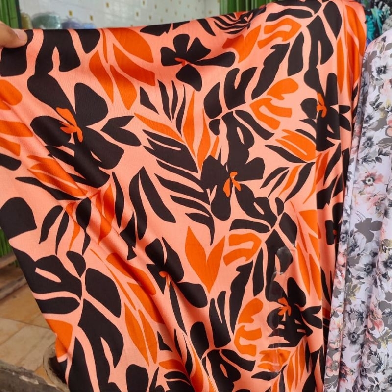 kain Zara crepe premium - bahan crepe premium - kain terbaru - bahan gamis