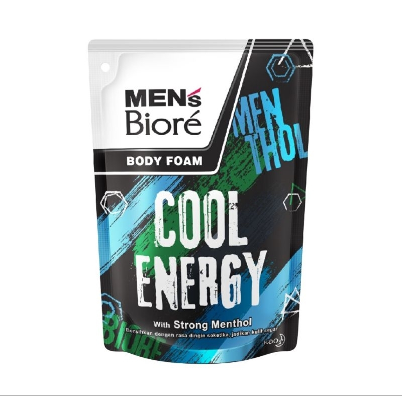 Men's Biore Body Wash / Foam  - Cool Energy 450ml