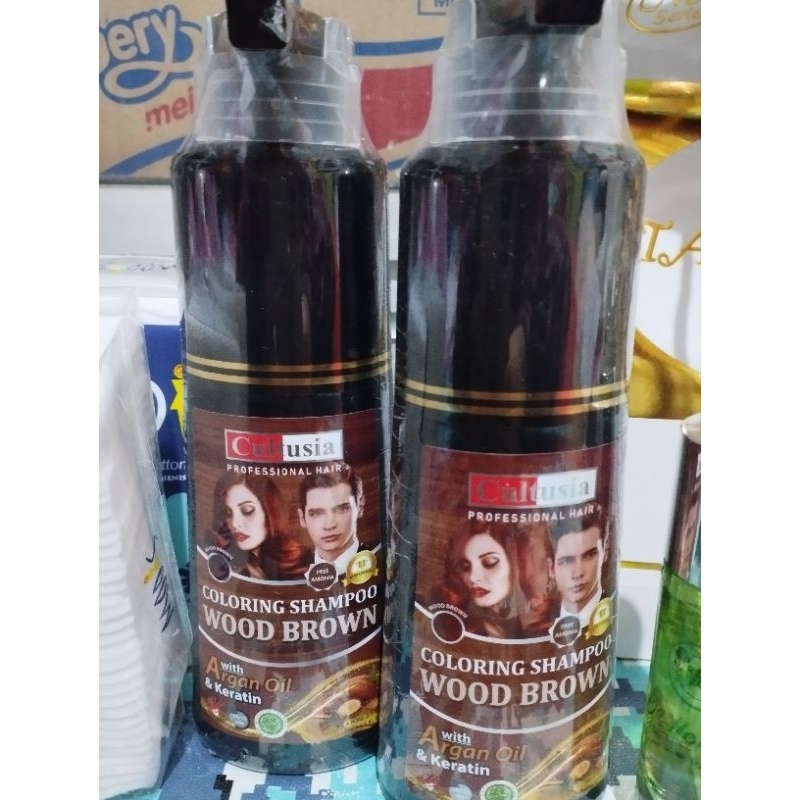 Shampo Uban Cultusia  Warna Brown/Coklat