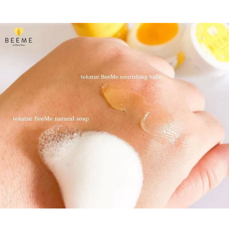 BEEME Sabun 3 in 1 | Natural Soap 3 in 1 with Honey &amp; Lemongrass | SKINCARE IBU DAN ANAK | Mom and Baby Cream | Beme | Bemee | Beeme Samarinda Kalimantan