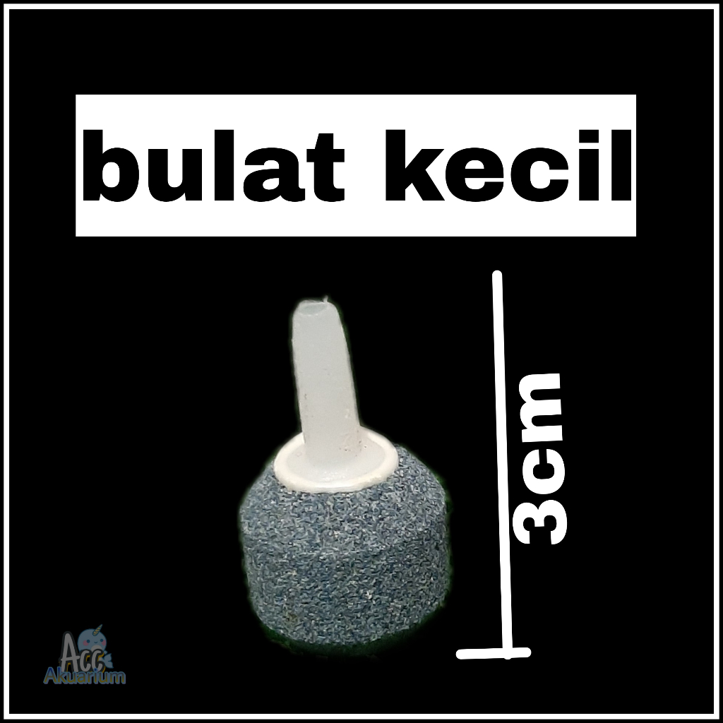 batu aerator bulat bola mini 3cm air stone airstone gelembung udara aquarium Aquascape