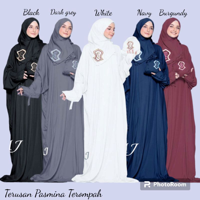 Mukena pasmina terompah