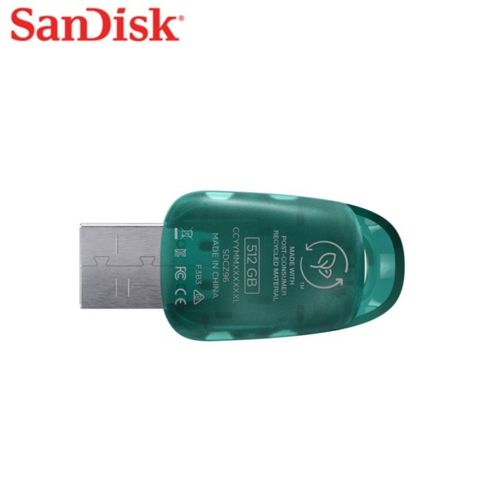 SANDISK FLASHDISK ULTRA ECO 64GB 128GB 256GB CZ96 USB 3.2 CZ 96 RESMI ORIGINAL