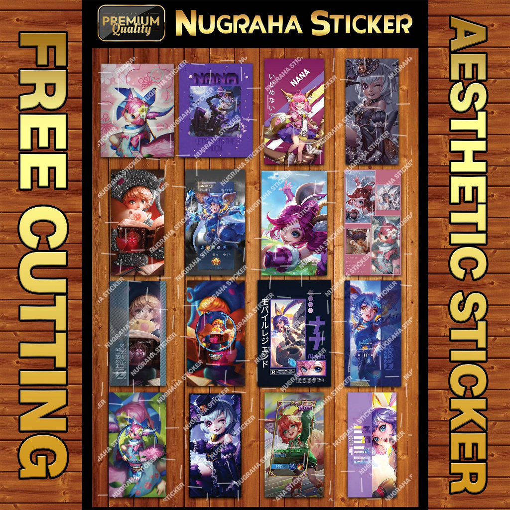 

(208 PCS) Sticker Nana MLBB (Sticker Mobile Legends)