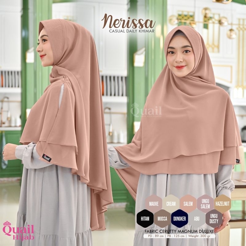 Nerissa khimar Ori Quail hijab